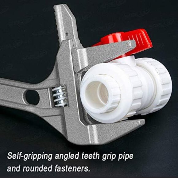 High Quality Alloy Adjustable Wide Jaw Spanner Tool Large for Bathroom Nut Openi - Picture 7 of 13